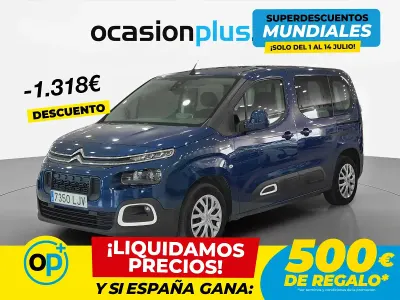Usado Citroën Berlingo Feel 102 CV (75 kW) 2020 Azul Monovolumen