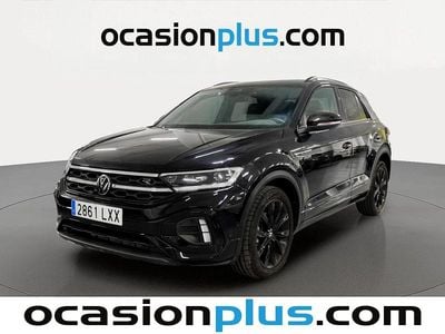 Usado VW T-Roc R-line 150 CV (110 kW) 2022 Negro SUV