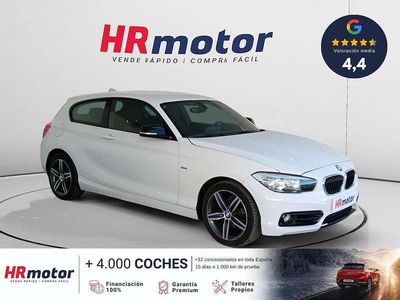 Usado BMW 118 Sport Line 143 CV (105 kW) 2016 Blanco Utilitario