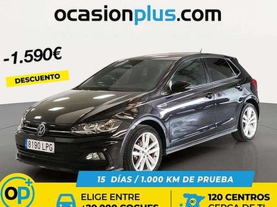 Usado VW Polo R-line 95 CV (69 kW) 2021 Negro Utilitario