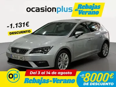 Usado Seat Leon FR 130 CV (95 kW) 2020 Gris / plata Berlina