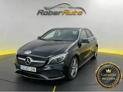 Usado Mercedes A200 AMG line 136 CV (100 kW) 2016 Negro Berlina