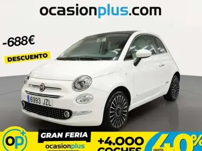 Usado Fiat 500 Lounge 69 CV (50 kW) 2017 Blanco Utilitario