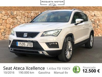 Usado Seat Ateca 4Drive 150 CV (110 kW) 2016 Blanco SUV