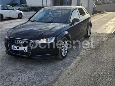 Usado Audi A3 110 CV (80 kW) 2015 Negro Berlina