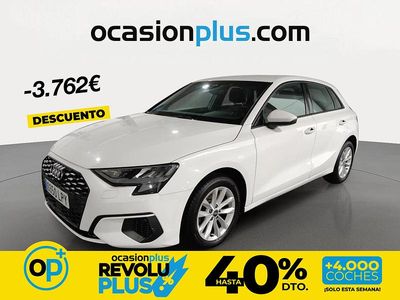 Usado Audi A3 110 CV (80 kW) 2021 Blanco Berlina