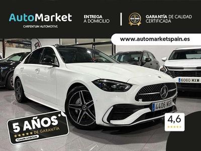 Blanco Usado 2023 Mercedes C200 AMG Line Premium Plus Berlina | 37.500 €
