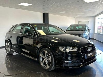 Usado Audi A3 S-Line 150 CV (110 kW) 2016 Negro Berlina