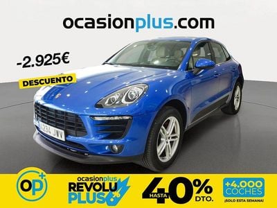 Usado Porsche Macan 252 CV (185 kW) 2017 Azul SUV