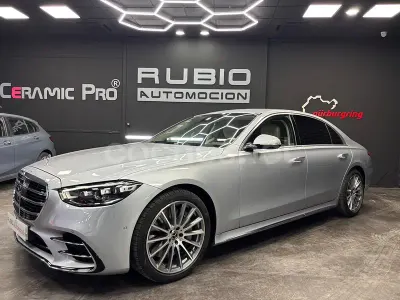 Usado Mercedes S350 286 CV (210 kW) 2022 Gris / plata Berlina