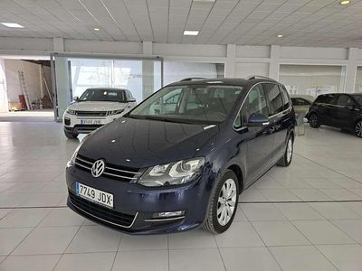 Begagnad VW Sharan Advance 177 HK (130 kW) 2015 Blå Minibuss