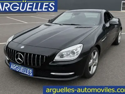 Usado Mercedes SLK200 184 CV (135 kW) 2016 Negro Descapotable
