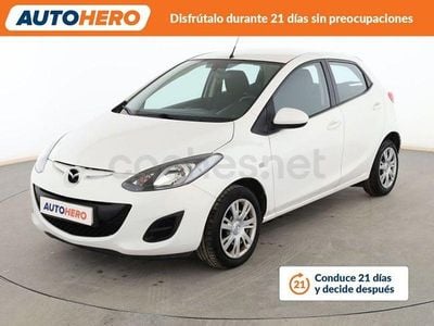 Usado Mazda 2 Style 75 CV (55 kW) 2014 Blanco Berlina