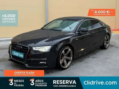 Usado Audi A5 Sportback S-Line 150 CV (110 kW) 2015 Negro Utilitario
