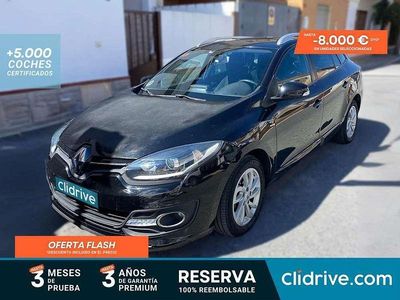Usado Renault Mégane GrandTour Business 110 CV (80 kW) 2014 Negro Familiar
