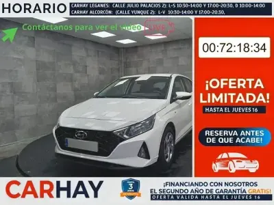 Usado Hyundai i20 101 CV (74 kW) 2021 Blanco Utilitario