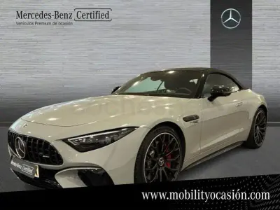 Usado Mercedes SL55 AMG AMG 476 CV (350 kW) 2023 Gris / plata Descapotable