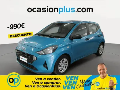 Usado Hyundai i10 67 CV (49 kW) 2022 Azul Utilitario