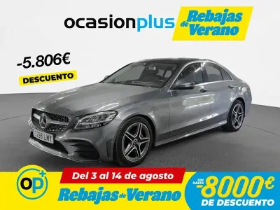 Usado Mercedes C200 184 CV (135 kW) 2021 Gris / plata Berlina