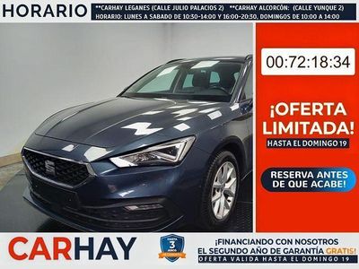 Usado Seat Leon Business 110 CV (80 kW) 2022 Gris Familiar