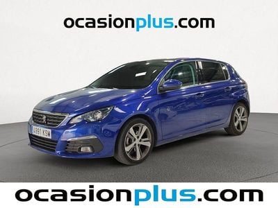 Usado Peugeot 308 Allure 120 CV (88 kW) 2018 Azul Utilitario