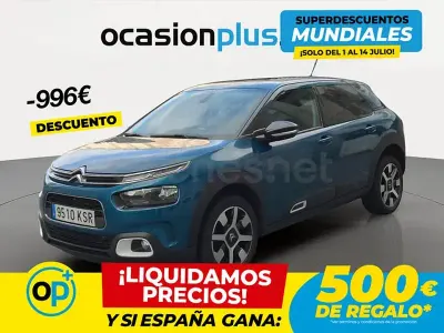Usado Citroën C4 Shine 99 CV (72 kW) 2018 Azul Berlina