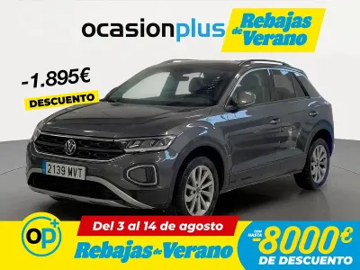 Usado VW T-Roc Life 115 CV (84 kW) 2024 Gris SUV