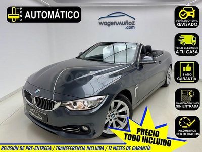 Gris / plata Usado 2017 BMW 420 Luxury Line Descapotable | 24.600 € (Precio justo)