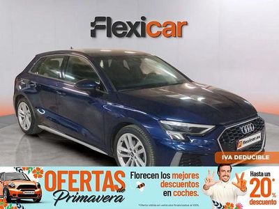 Usado Audi A3 S-Line 150 CV (110 kW) 2021 Azul Berlina