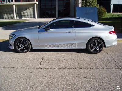 Gris / plata Usado 2017 Mercedes C250 AMG line Coupe | 27.900 € (Precio justo)