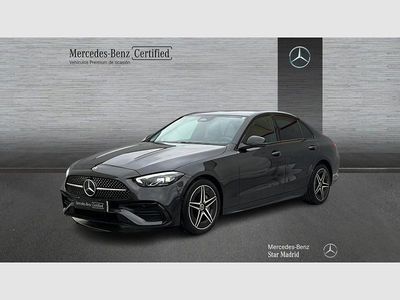 Usado Mercedes C220 AMG line 200 CV (147 kW) 2025 Gris grafito oscuro metalizado Berlina