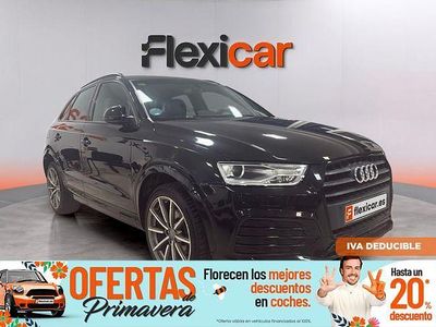 Usado Audi Q3 150 CV (110 kW) 2017 Negro SUV