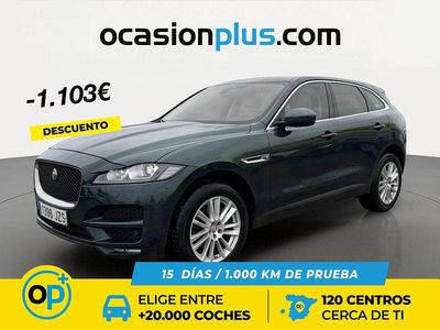 Usado Jaguar F-Pace Prestige 180 CV (132 kW) 2017 Verde SUV