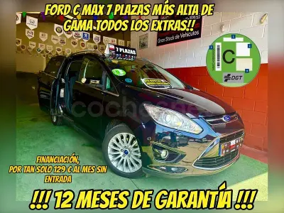 Usado Ford C-MAX Titanium 125 CV (91 kW) 2012 Negro Monovolumen