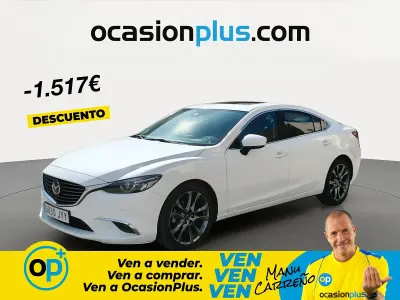 Usado Mazda 6 Luxury 175 CV (128 kW) 2017 Blanco Berlina