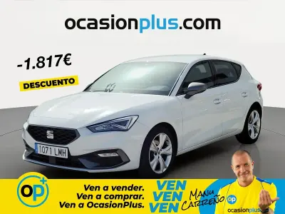 Usado Seat Leon FR 150 CV (110 kW) 2021 Blanco Berlina