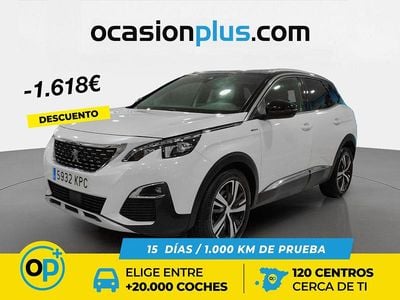 Usado Peugeot 3008 GT-line 130 CV (95 kW) 2018 Blanco SUV