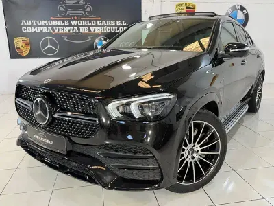 Usado Mercedes GLE350 320 CV (235 kW) 2021 Negro Coupe