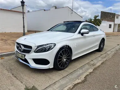 Usado Mercedes C220 170 CV (125 kW) 2016 Blanco Coupe