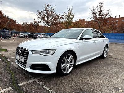 Usado Audi A6 S-Line 190 CV (139 kW) 2017 Blanco Berlina
