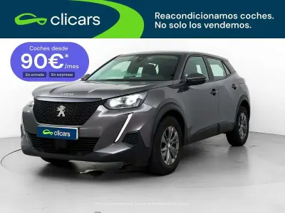 Usado Peugeot 2008 Active 101 CV (74 kW) 2021 Gris SUV