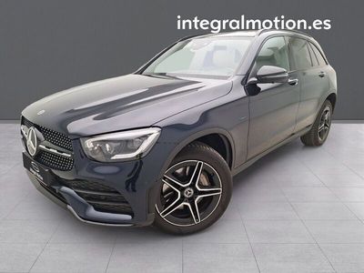 Usado Mercedes GLC300e 306 CV (225 kW) 2021 Azul SUV