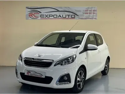 Usado Peugeot 108 Allure 72 CV (52 kW) 2019 Blanco Utilitario