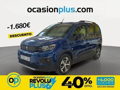 Usado Peugeot Rifter GT-line 130 CV (95 kW) 2019 Azul Monovolumen