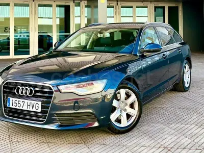 Usado Audi A6 177 CV (130 kW) 2014 Negro Familiar