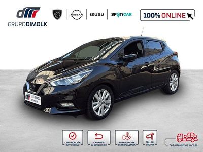 Usado Nissan Micra Acenta 101 CV (74 kW) 2019 Enigma black (metalizado) Utilitario