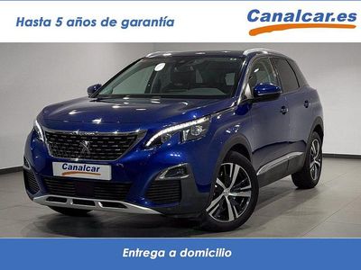 Usado Peugeot 3008 Allure 130 CV (95 kW) 2017 Azul SUV