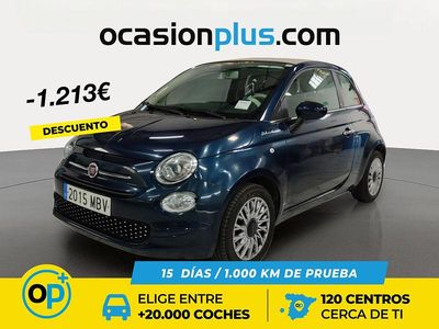 Azul Usado 2022 Fiat 500 Dolcevita Descapotable | 11.590 € (Precio justo)
