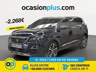 Usado Peugeot 5008 GT 180 CV (132 kW) 2019 Azul SUV