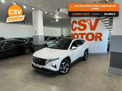 Usado Hyundai Tucson Style 265 CV (194 kW) 2022 Blanco SUV